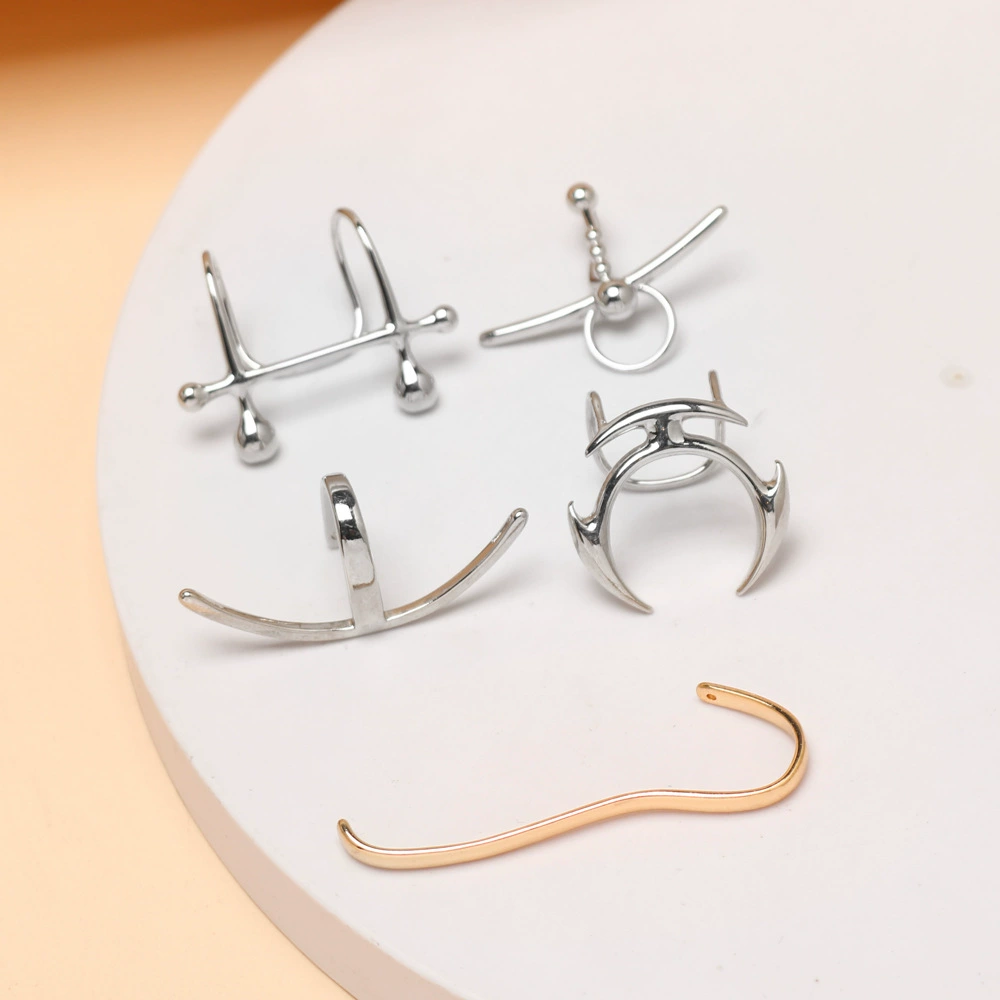 Creative mechanical copper sexy lip piercing, trend accessory, wholesale