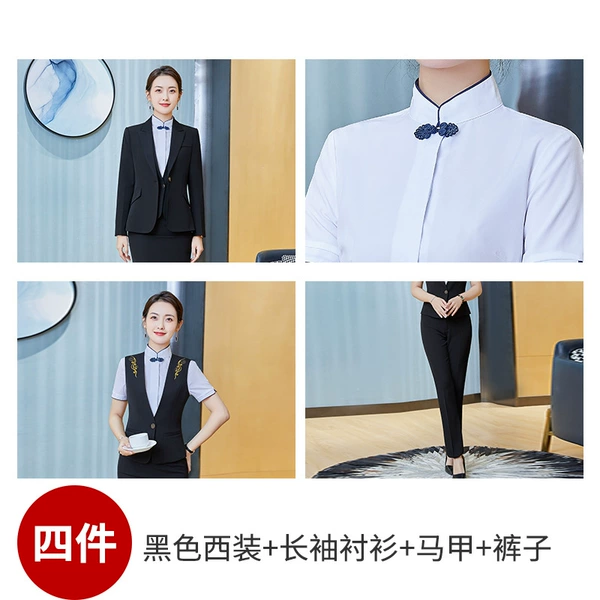 Classic suit jacket, vest, shirt, trousers