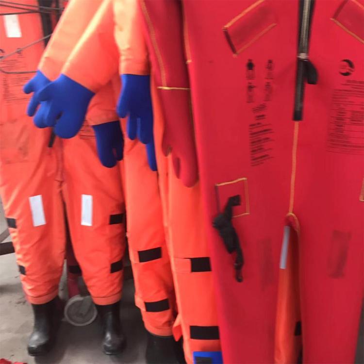 DBF-II型船用浸水保温服 氯丁橡胶带灯救援保暖救生衣