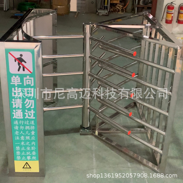 火车站手动半高转闸门,单向人流控制滚闸排队通行手推转闸旋转门