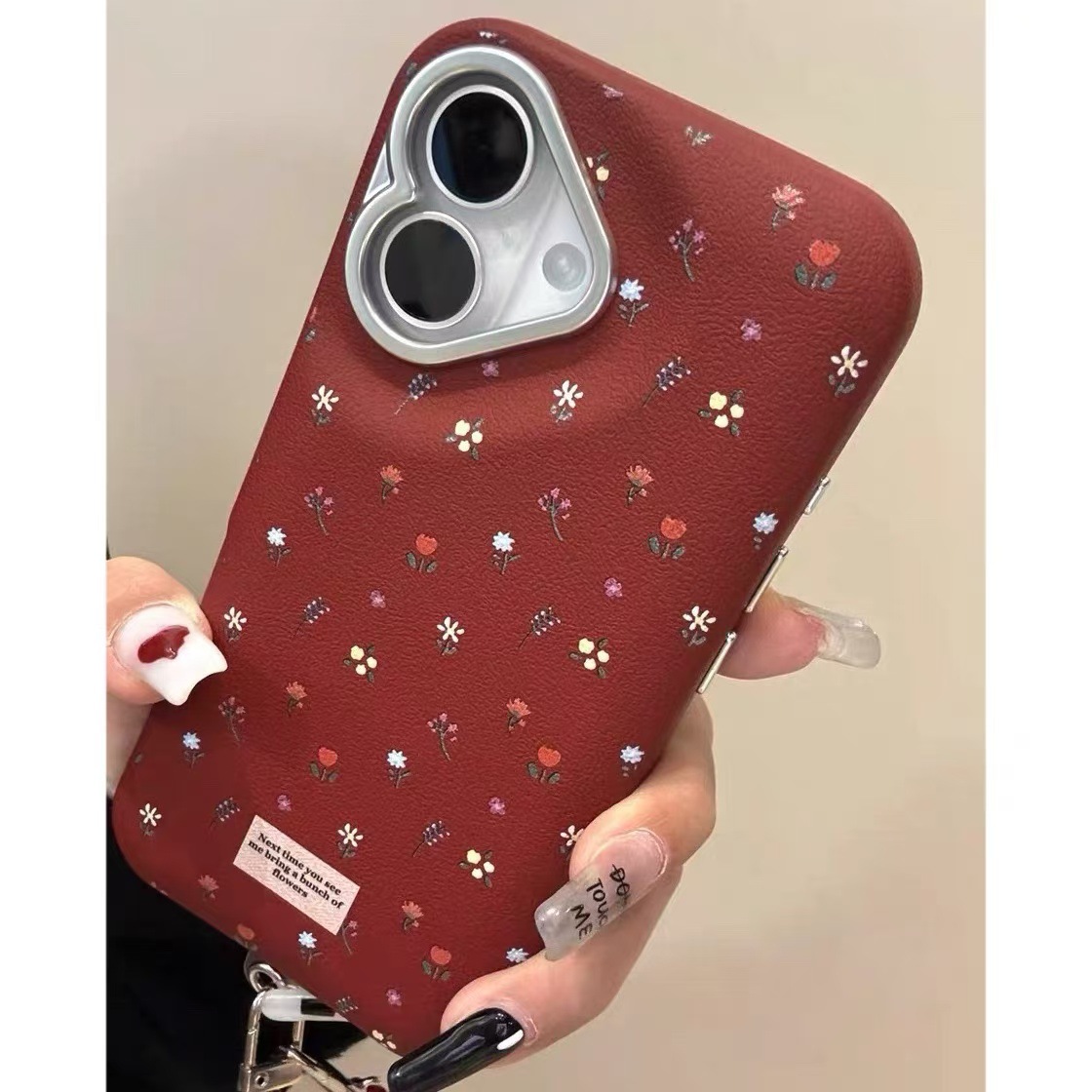 Pantalla completa pequeña floral para iPhone16promax funda para teléfono móvil Apple 15 14promax nuevo 13/14p