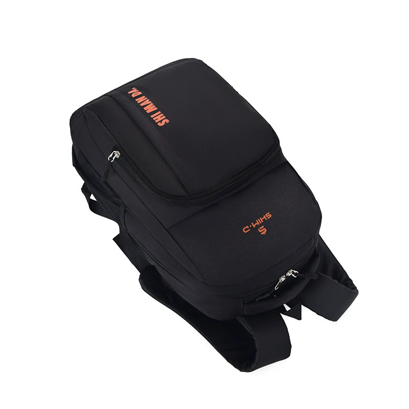 Capacious backpack for leisure, school bag for elementary school students, laptop, for import, simple and elegant design, business version, wholesale