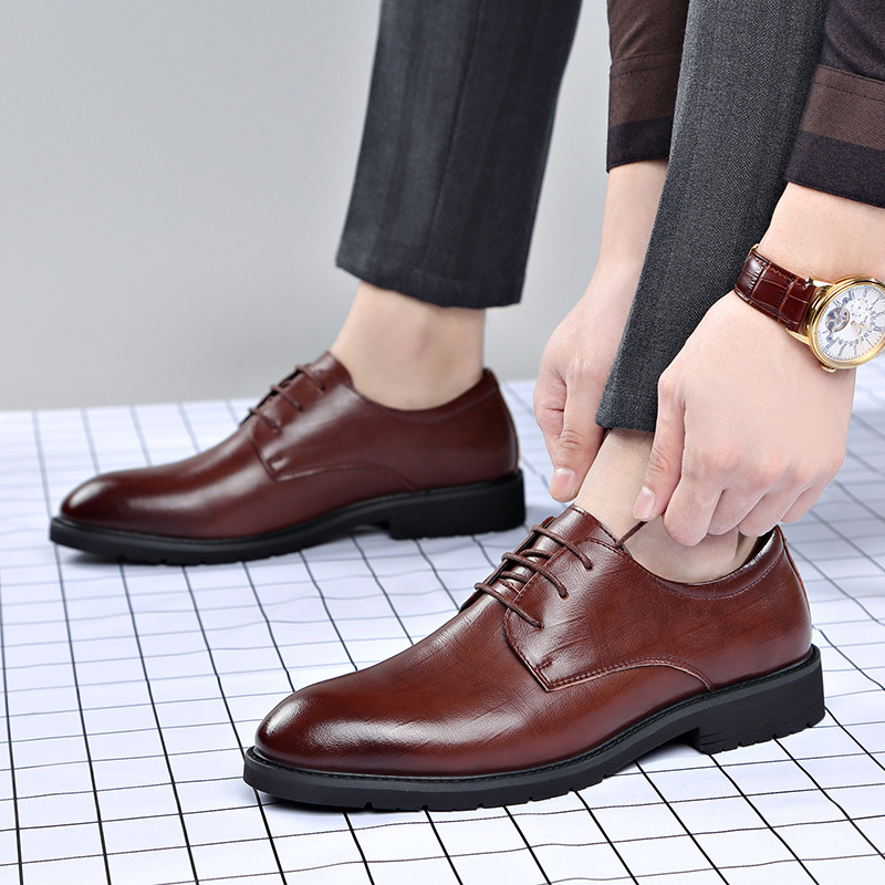 Herren Lederschuhe Im Britischen Stil Für Formelle Anlässe_voghion.com