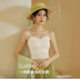 1002 Beauty Back Sling Women's Base Tube Top with Chest Pad Latex Underwear Inner Vest Sling