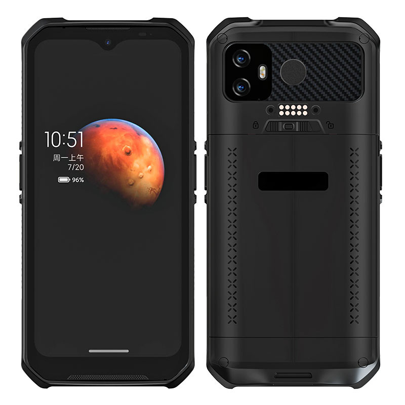 Hao Dun 6.2 "MT6762 eight nuclear Android 12 4 64G 2D Scanning Head Removable Battery Three-proof Handheld PDA