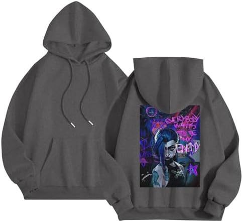 Hoodie for Men Women Arcane League of Legends Art Print Arca