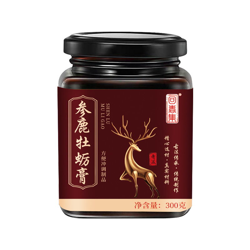 Shen Lu Mu Li Gao (Ginseng, Deer Antler & Oyster Paste) — 300g Herbal Wellness Paste overview