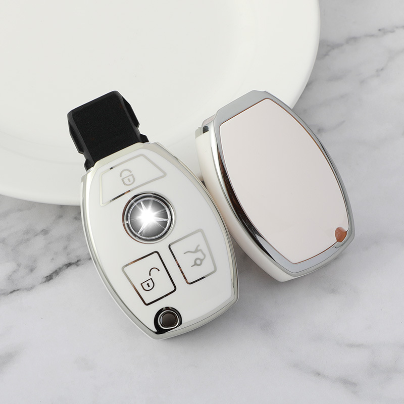 실버 가장자리 3 키 화이트