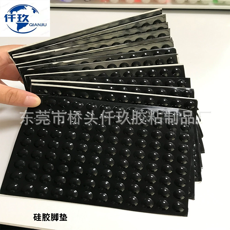 Производители прозрачный резиновый коврик стеклянный силиконовый коврик для ног силиконовая противоскользящая Противоударная прокладка силиконовая резиновая прокладка