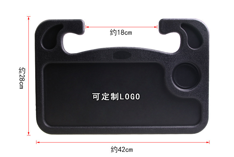 Car Steering Wheel Table Board, In-Car Dining Table, Car Laptop Stand, Tablet Computer Small Table, Foldable and Portable