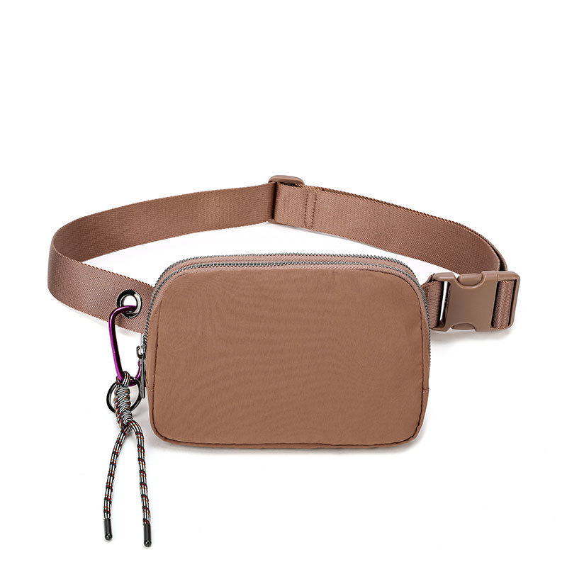 브라운(이중 카라비너) - 폭 3.8CM 나일론 웨빙