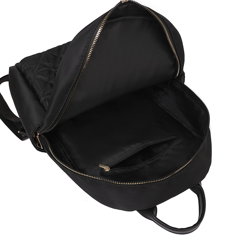 Bolso de las mujeres 2024 nuevo estilo coreano mochila de nylon de moda simple urbano de viaje mochila