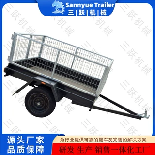运输高栏工具拖车 运输高栏拖车厂家直销 高栏拖车 农用高栏拖车