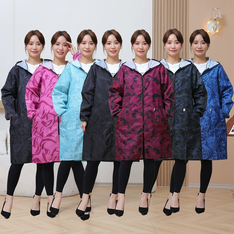 Длинные резьбовые рукава тонкая паста кухня бытовая мужская и женская камуфляжная водонепроницаемая рабочая одежда