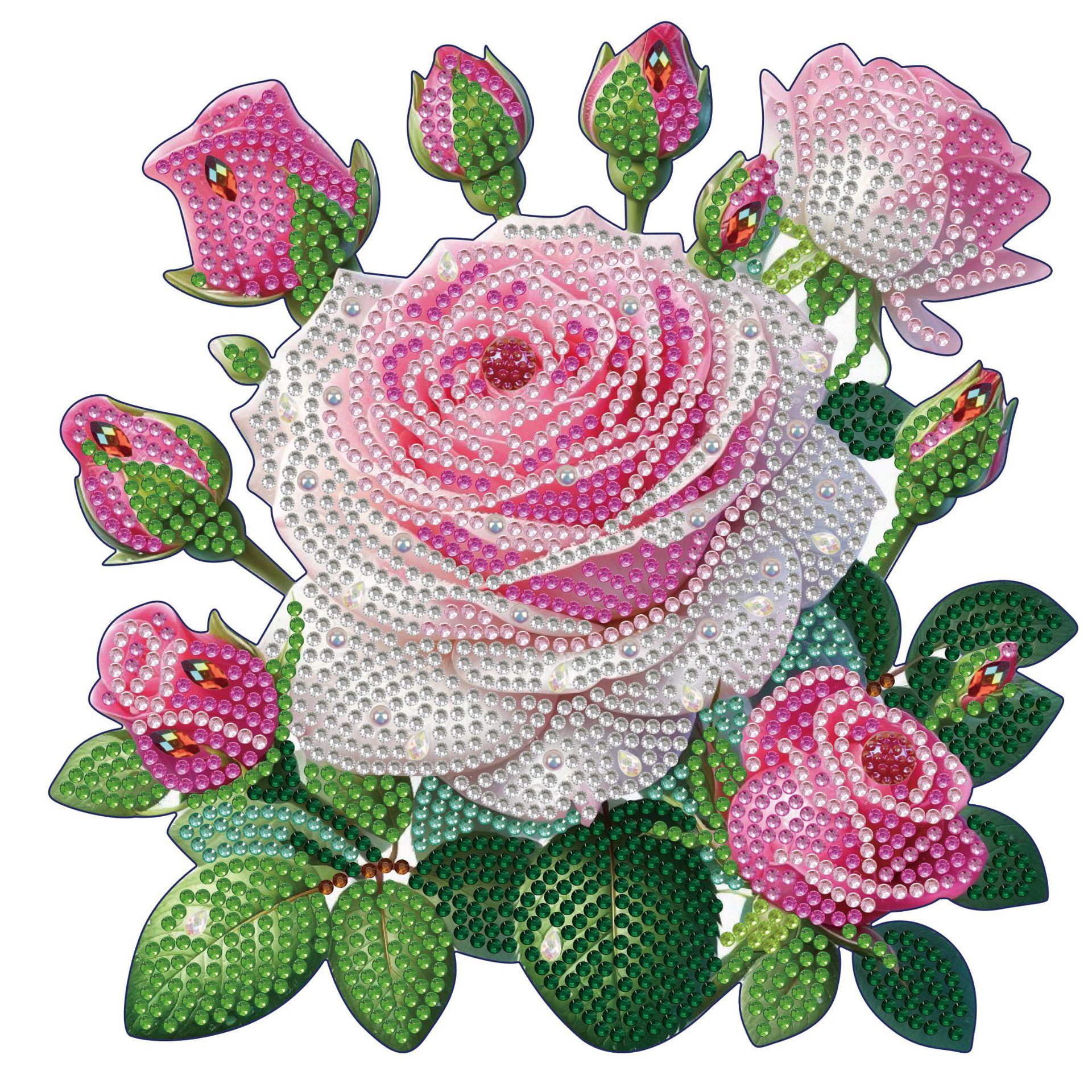 Diamante de bricolaje hecho a mano transfronterizo dibujo punto diamante 5D placa de yeso tridimensional adorno de juguete dinosaurio dibujos animados pintura infantil