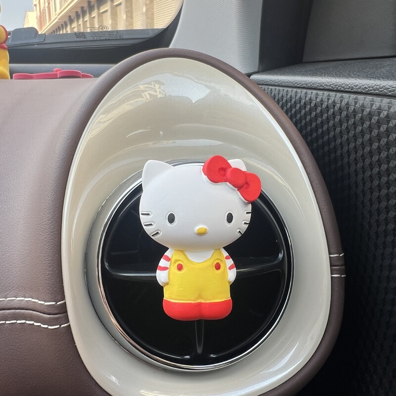 Kitty KT凯蒂猫香薰石膏汽车出风口挂件摆件扩香石女礼物网红款|undefined