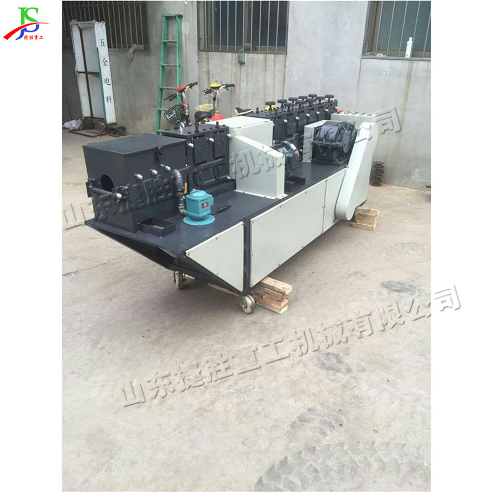 enderezador de tubería cuadrada de construcción máquina de enderezador de andamios viejos totalmente automático equipo móvil de mantenimiento de tuberías de construcción