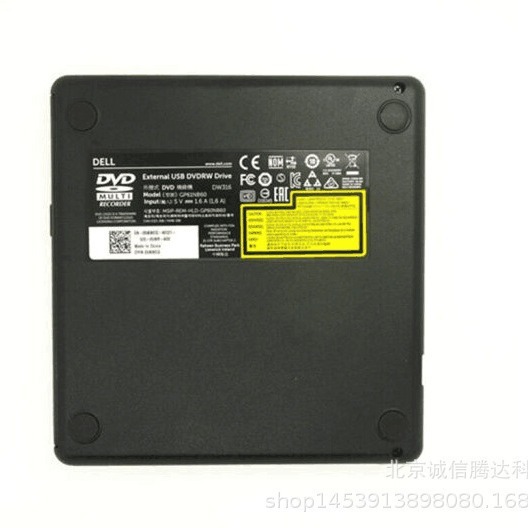 オリジナル DELL Dell DW316 外部 DVD 光学ドライブ USB 外部モバイル ディスク バーナー 新品|undefined