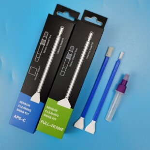 Cleaning dual-purpose boxed 10 pcs/box SLR camera CCD sensor dust-free cotton swab wiping stick cleaning set