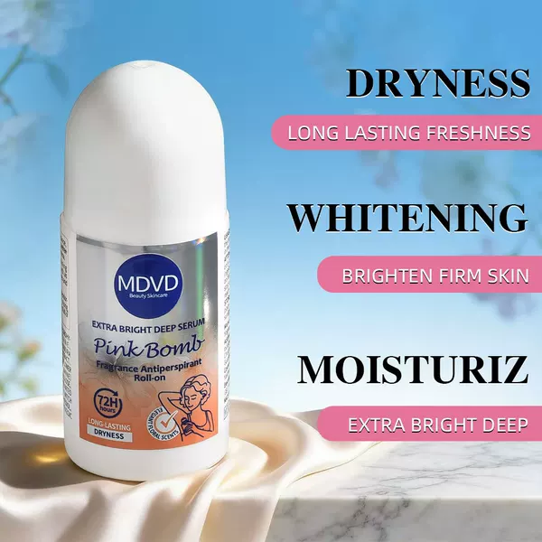 Cross-Border Mdvd Refreshing Body Perfume Roll-On Liquid Deodorant Anti-Perspirant Fragrance for Underarms, Unisex Roll-On Portable Perfume