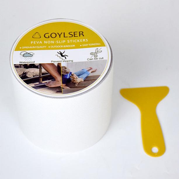 Transfronterizo negro PEVA cinta antideslizante baños escaleras al aire libre antideslizante