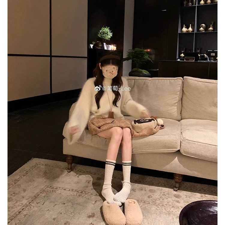 [GrapeMom studiolee аналог — очень комфортные закрытые без застежки утепленные меховые полутапочки для улицы, осень-зима]