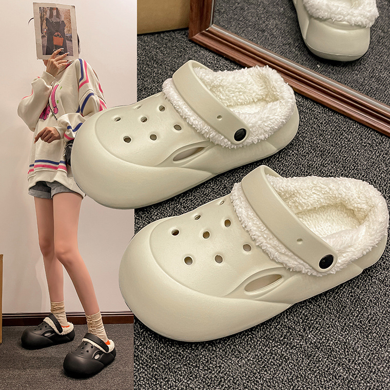 保温棉拖鞋防水女秋冬季2025新款室内家居保暖鞋防滑冬天棉拖男|undefined