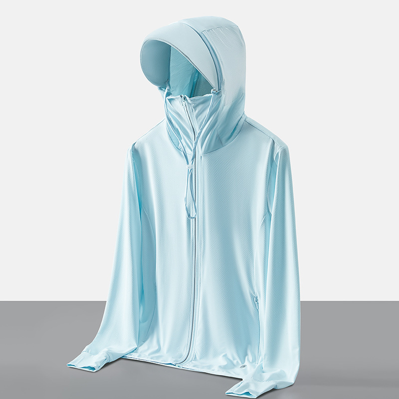 K4 [en stock] nuevo chaqueta con capuzas de verano ropa de protección solar para hombres y mujeres ropa de piel para hombres image 9