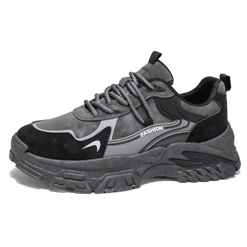 Zapatos deportivos de hombre 2026 primavera nuevos zapatos de hombre antideslizantes con suela gruesa zapatos de carreras de moda de estudiantes casuales