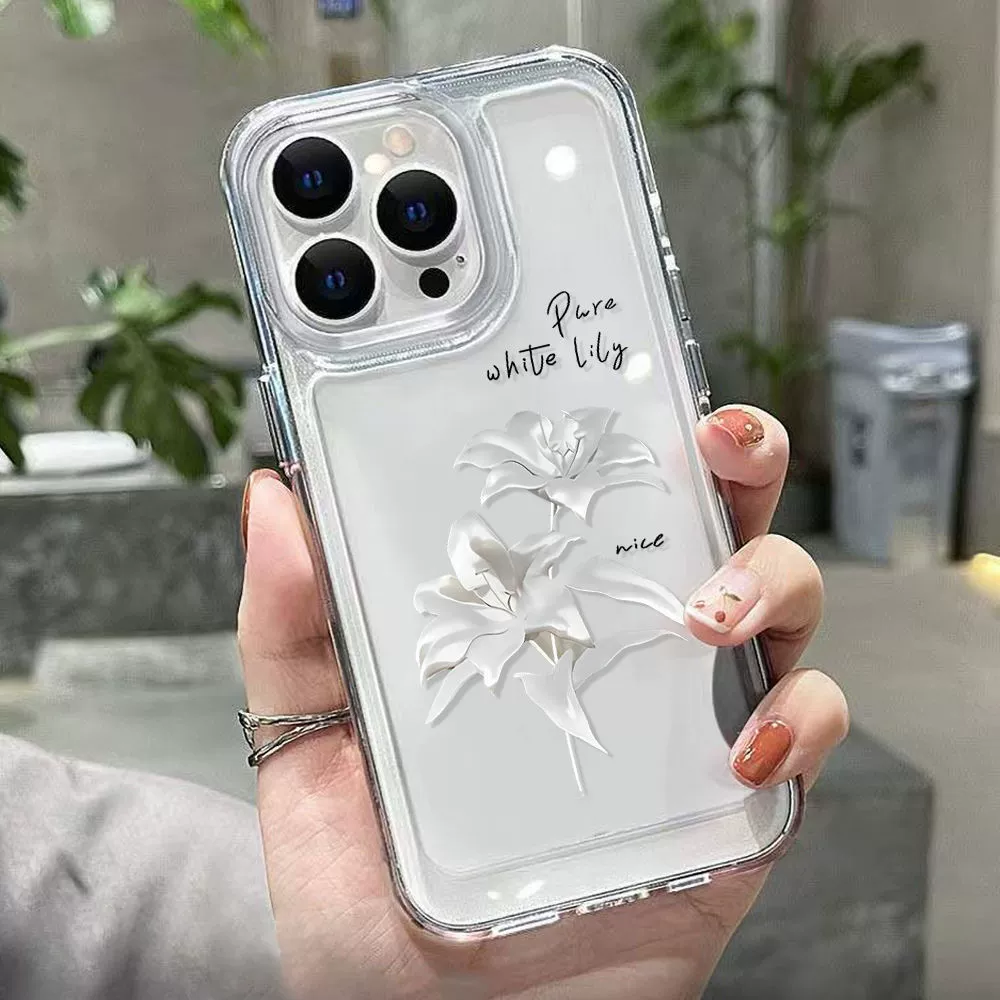Apple, совместимый чехол для телефона, iPhone 13, цветочный рисунок, iphone, 17promax, 14