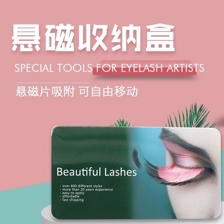 Eyelash extension for eyelashes, storage box, protective tin box