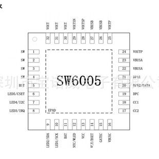 SW6005  5V/2.4A ��оƬ Type-C �Ƅ��Դ��Q����