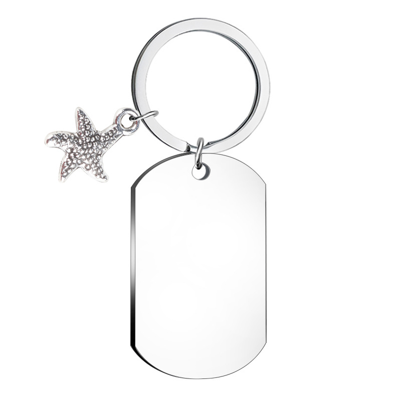 Simple Style Geometric Stainless Steel Unisex Bag Pendant Keychain display picture 6