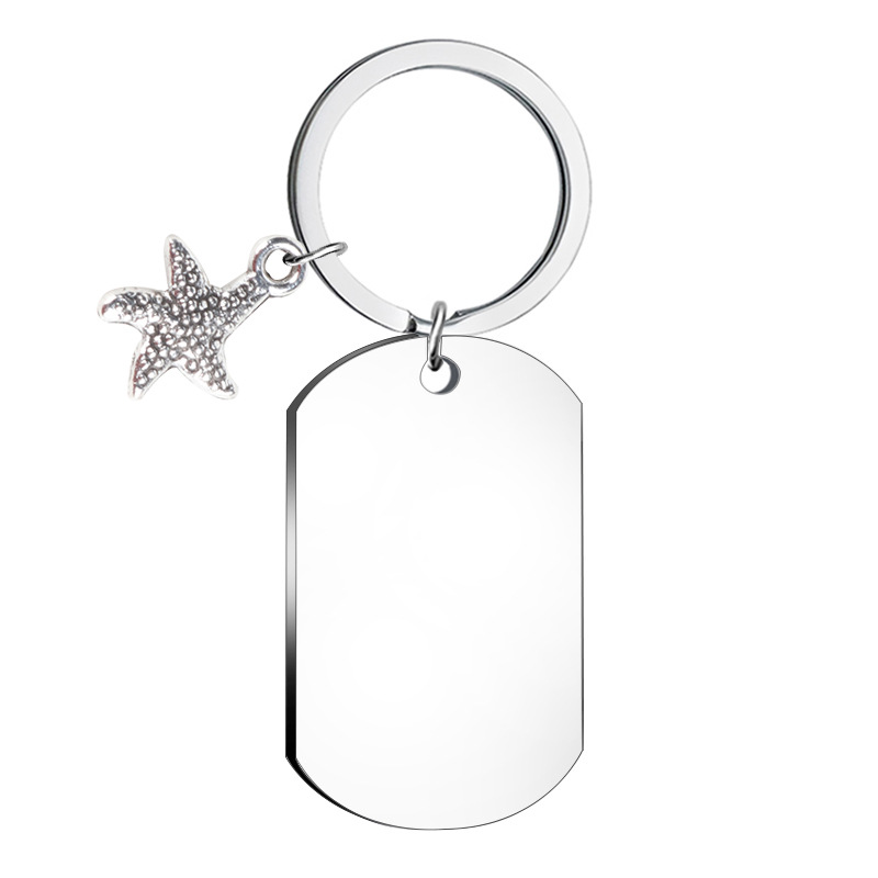 Simple Style Style Simple Style Geometric Stainless Steel Unisex Bag Pendant Keychain