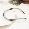 PCU shaped fine hair hoop-gradient gray