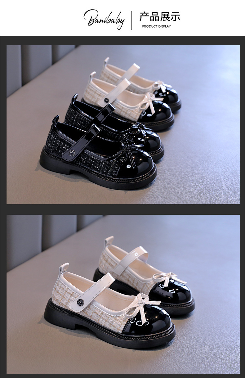Mädchen Lederschuhe Mit Schleife Für Kinder Elegante Prinzessin_voghion.com