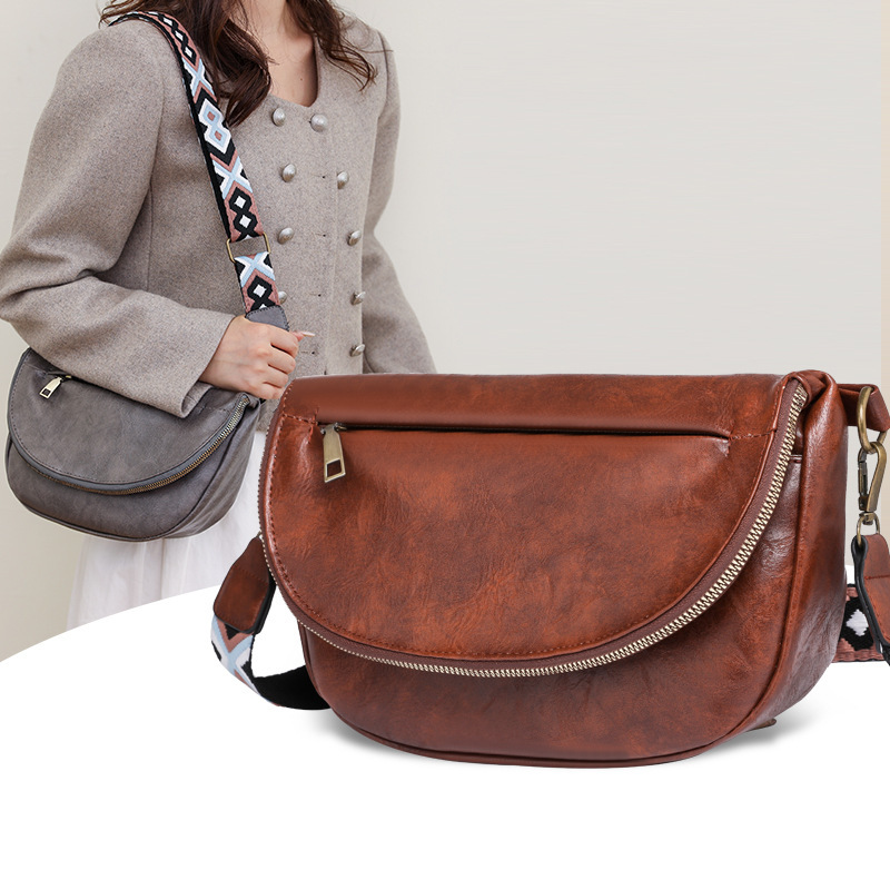 Bolsas transfronterizas bolso de las mujeres nueva moda retro hombro bolsa de mensajero bolso de las mujeres casual simple bolso de pecho de las mujeres