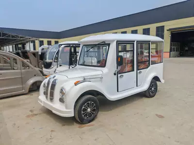 Elektrikli qolf avtomobilləri for real estate sales, sightseeing tours - 8-seater-fully-enclosed