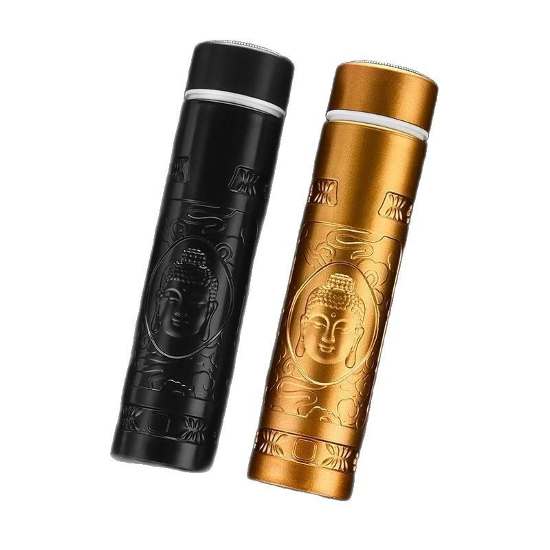 Электробритва с головой Будды, мужская перезаряжаемая портативная бритва для бороды, моющаяся умная мини-бритва