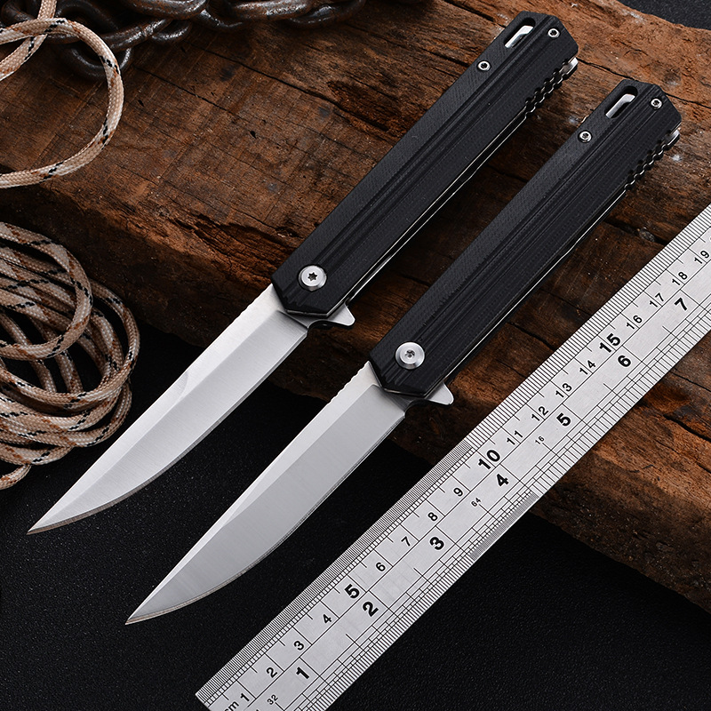 供应迷你D2钢小刀户外刀具高硬度折叠刀随身便携折刀防身野外刀