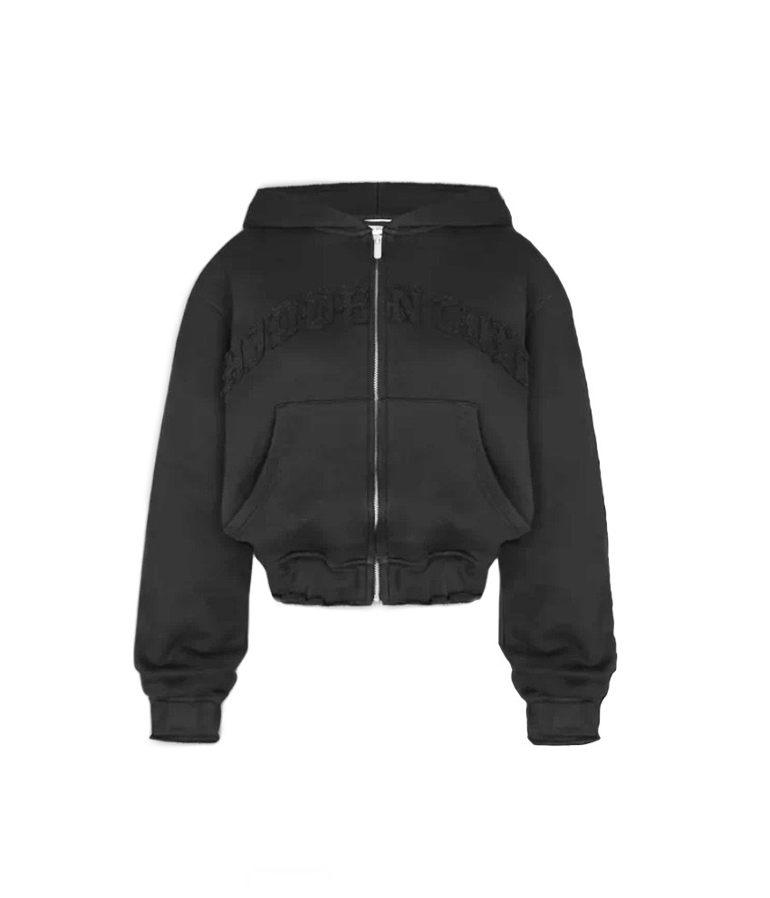 검은색 스웨트셔츠