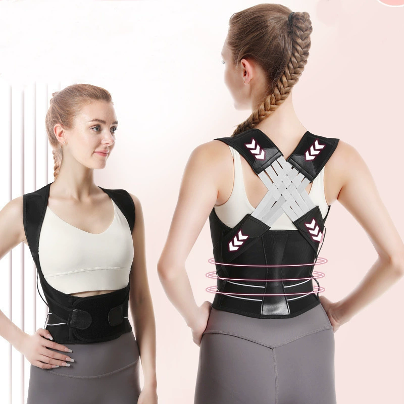 Fuchsia invisible orthopedic corset for elementary school students, posture corrector, (Cross-border trading)