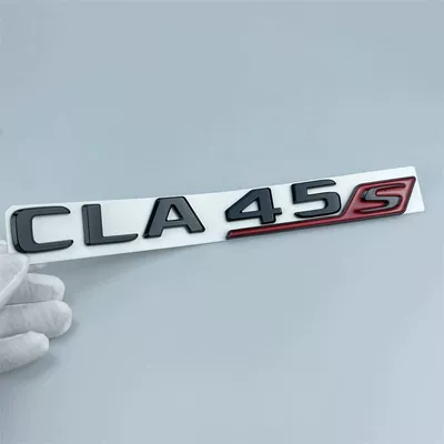 Car logo – black label Mercedes-Benz CLA modified - standard-cla45sblack-and-red
