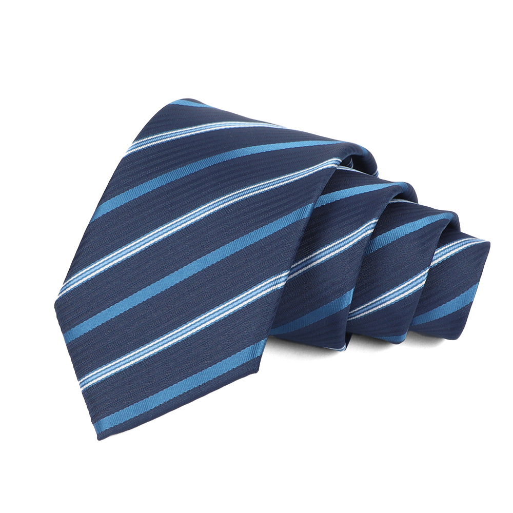 Corbata de hombre 8cm para hombre, bordado jacquard de alta calidad para hombre, corbata de negocios, corbata de seda de poliéster, fábrica al por mayor