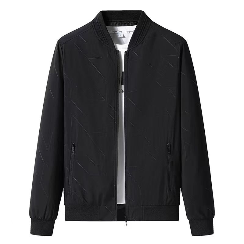 Middle-Aged Casual Middle-Aged Men's Jacket Summer 2025 Thin New Korean Style Trendy Jacket Men's Top Comfortable