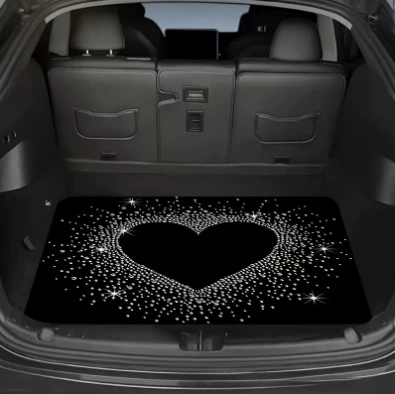 Crystal Velvet Mat, Non-Slip, Avtomobil döşəmə paspasları - amazon-crystal-velvet-car-mat-70-10075-crystal-velvet-dot-plastic-bottom
