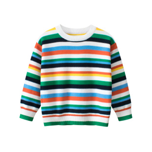 27Kids Brand Kidsren's Clothing Kidsren's Knitwears 2024 Autum New Baby Clothes Men's Knitwears Dropshipping