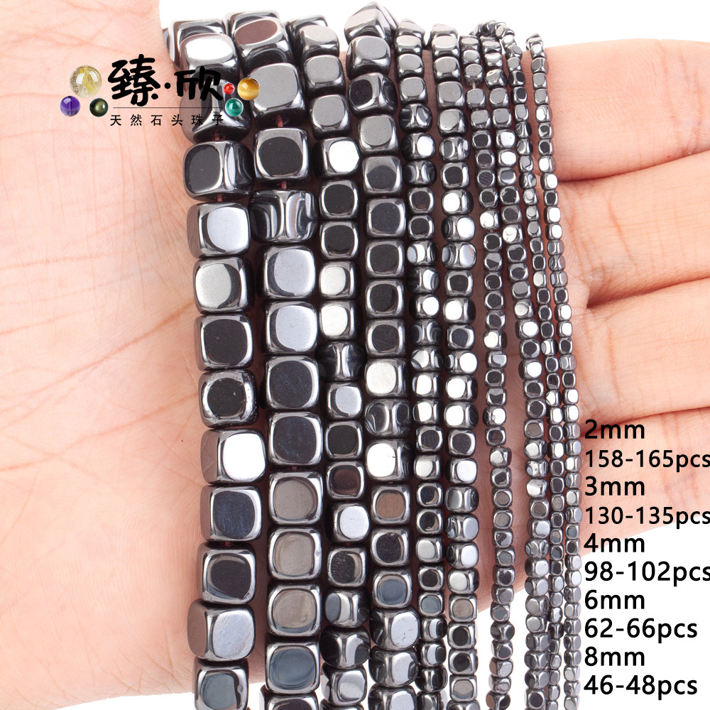 2x2mm 둥근 사각형 블록 자연 색상