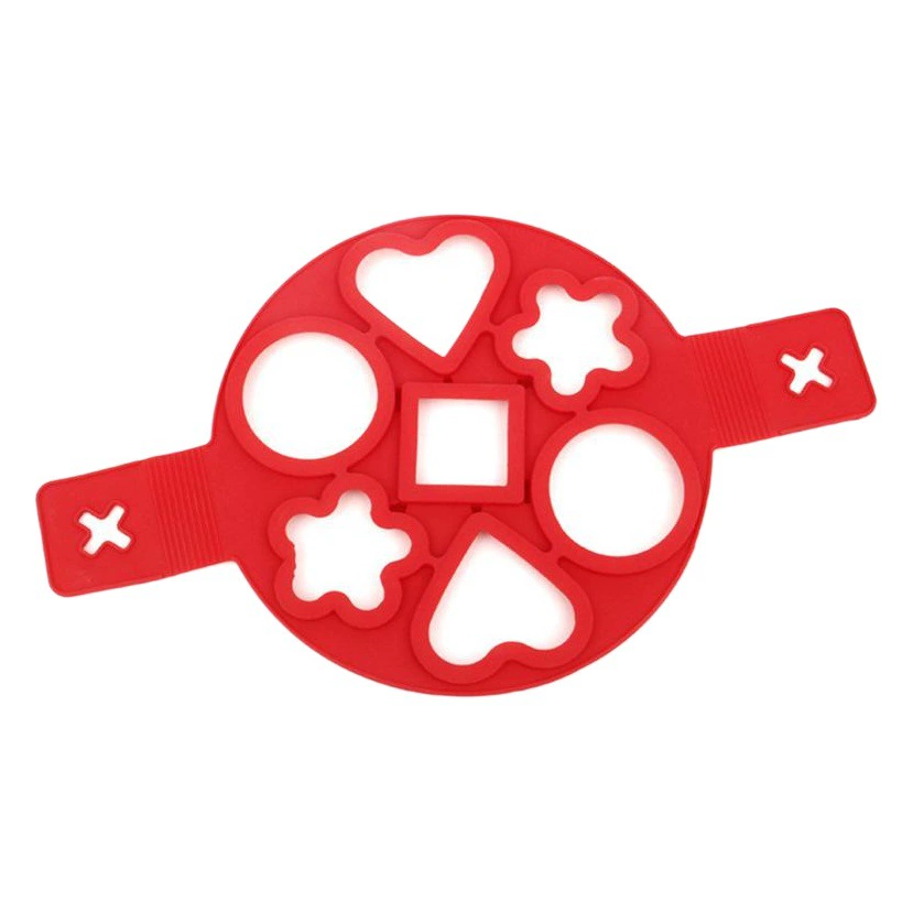 Многоцелевая силиконовая форма для омлета, блинница с семью отверстиями, домашняя кухня, инструмент «сделай сам», многофункциональная форма для выпечки тортов