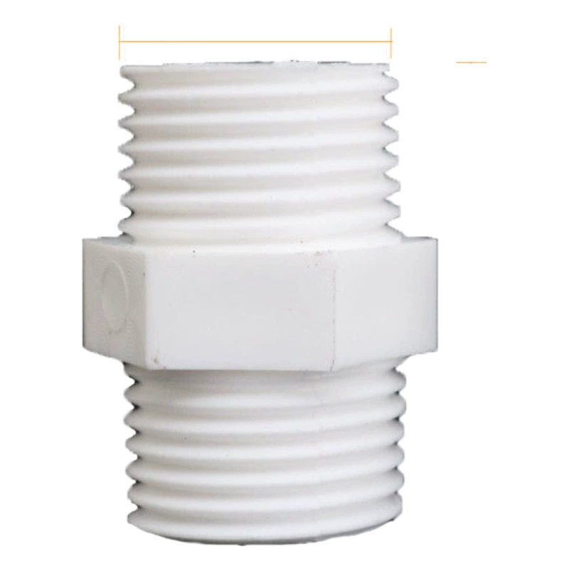 Пластиковое стыковое соединение с разрезом pom4, двойное внешнее соединение провода G1/2, наружное соединение прямого пластикового внешнего зуба